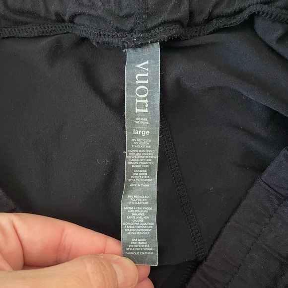 Women’s VUORI The Rise The Shine dreamknit performance joggers black Large - Picture 5 of 5